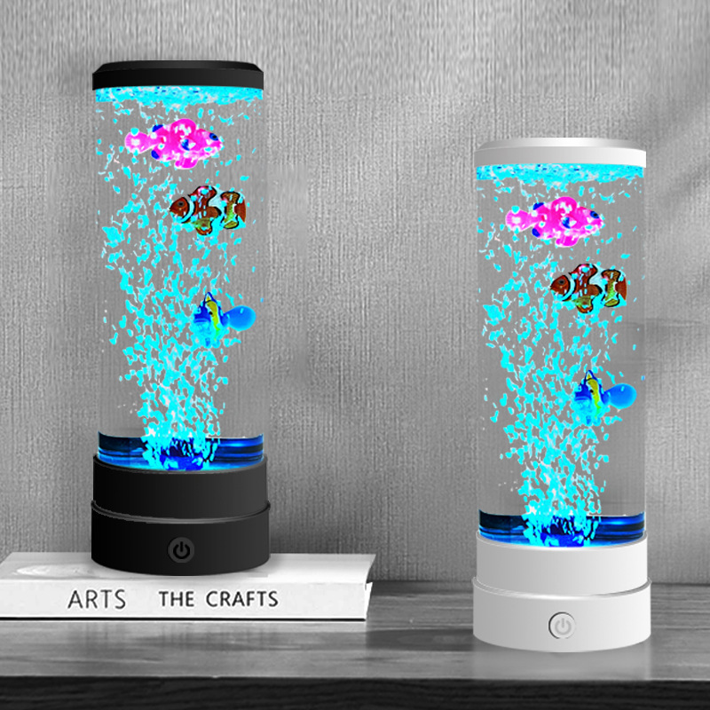 Lighting Christmas Decor - Peixe de Bolhas LED Multicolorido Simulado