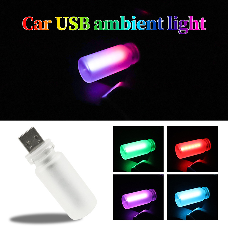 Lighting Mcqueen Bedroom Decor - Luz Noturna USB para Carro, Lâmpada