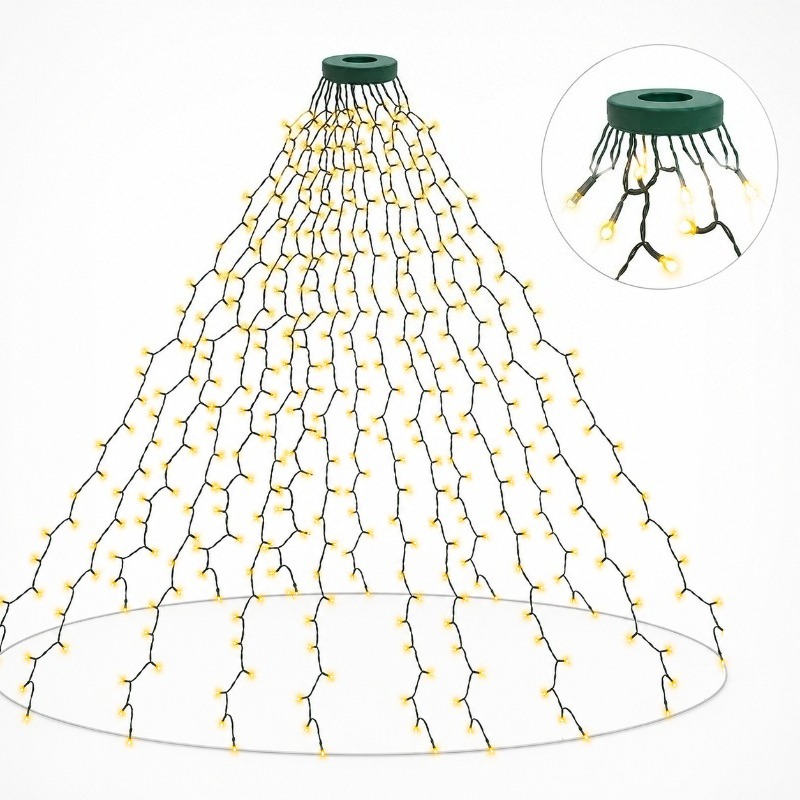 Lighting Christmas Decor - Luzes de Cordão LED USB à