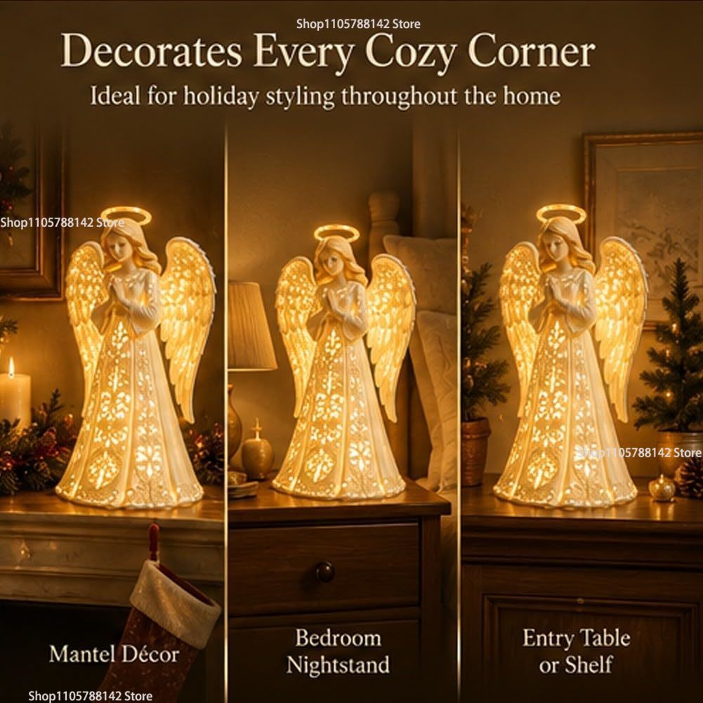 Luminária de Parede Anjo de Na - Lighting Christmas Decor avaliação e preço