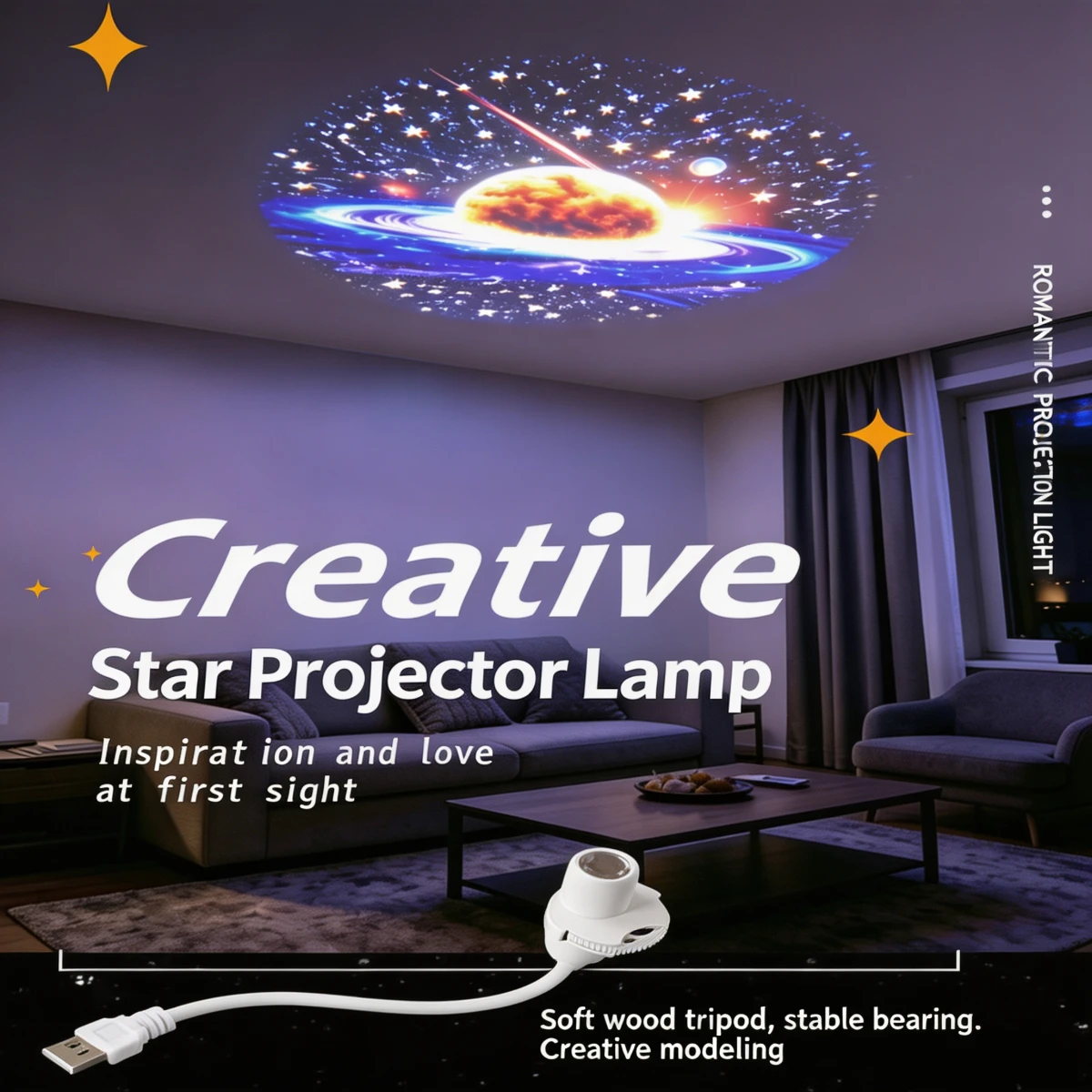 15 padrões de luz de projetor  - Lighting Mcqueen Bedroom Decor avaliação e preço