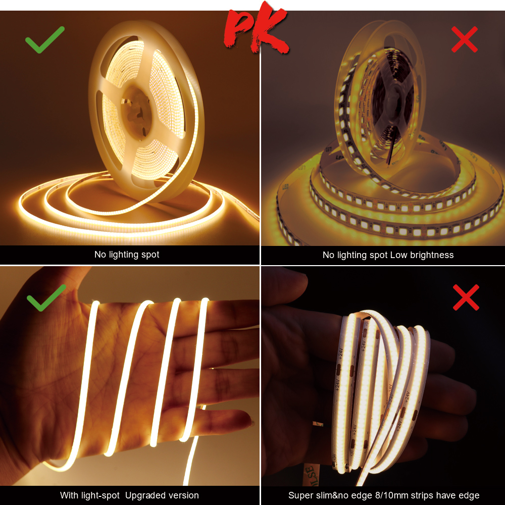 Fita de LED COB Super Fina de  - Lighting Mcqueen Bedroom Decor avaliação e preço