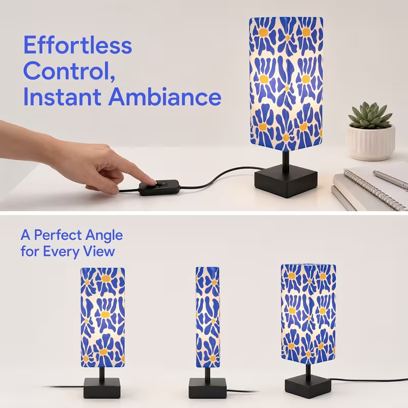 Luminária de mesa floral moder - Decor Lighting Lamps avaliação e preço
