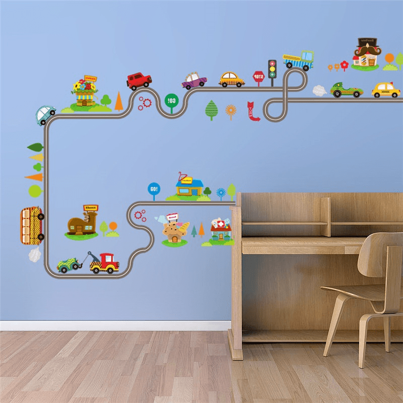2 Peças/Lote Adesivos de Pared - Lighting Mcqueen Bedroom Decor avaliação e preço