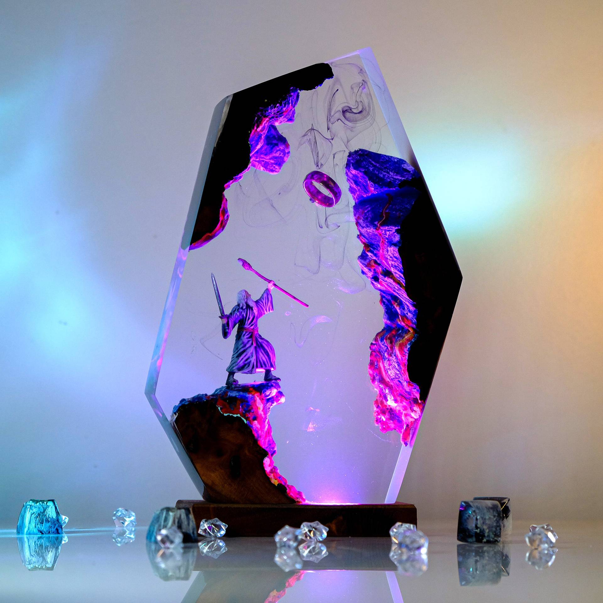 Luminária de Resina com Figura - Lighting Christmas Decor avaliação e preço